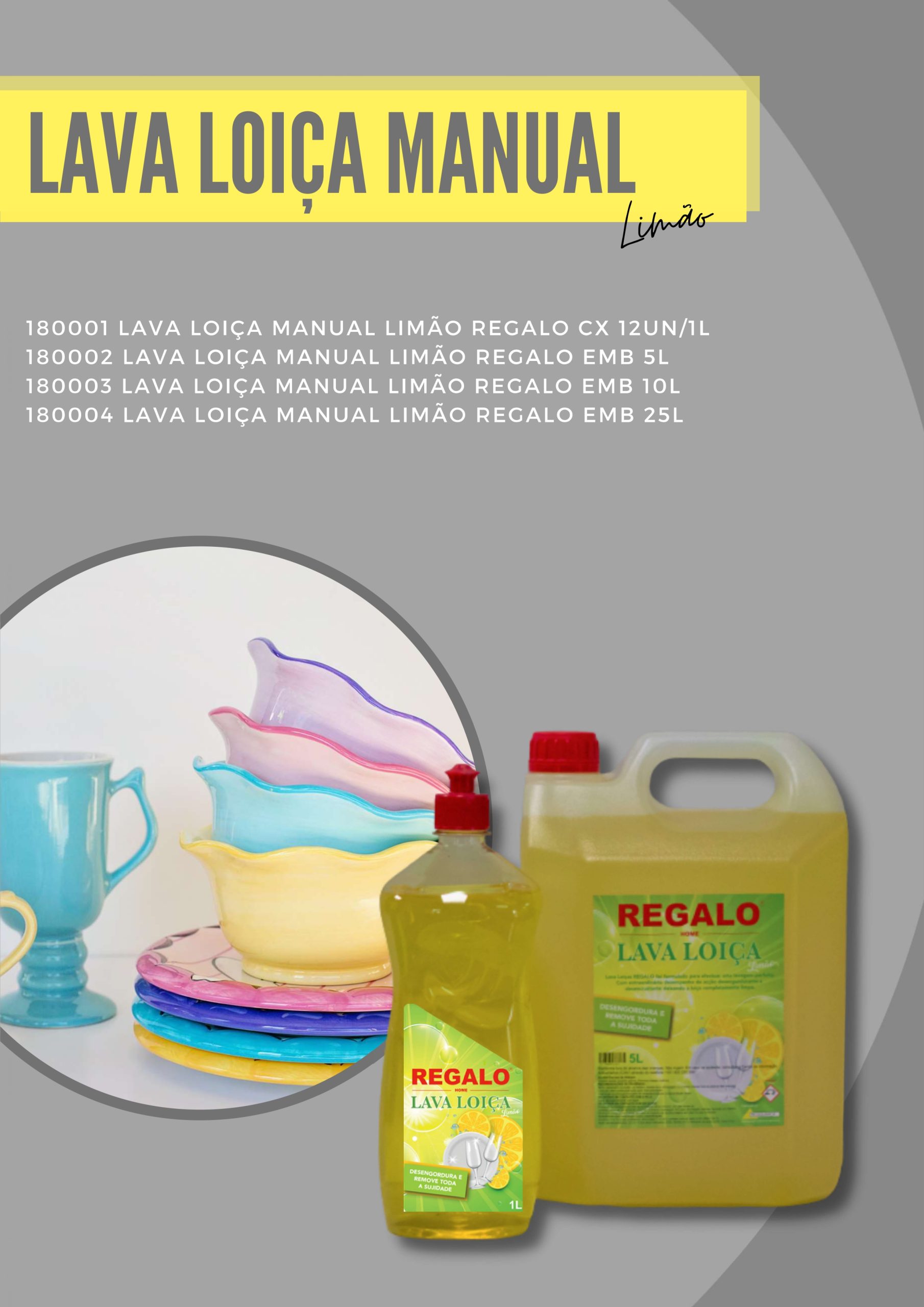 Lava Loiça Manual Limão