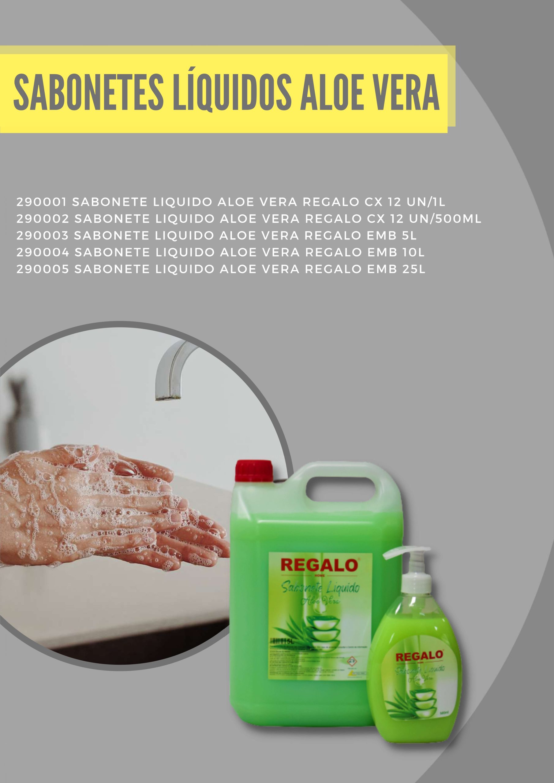 Sabonetes Líquidos Aloe Vera