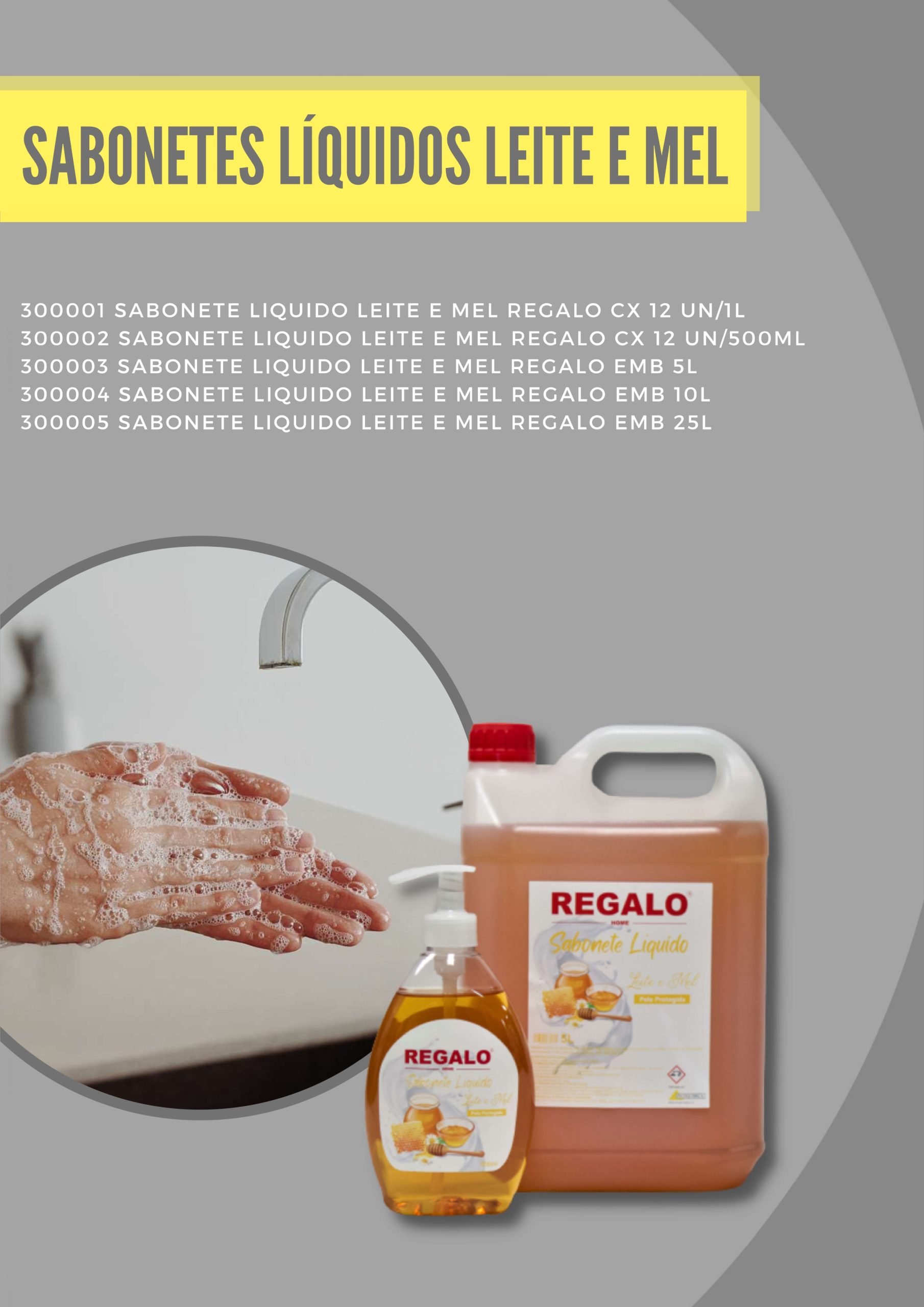 Sabonetes Líquidos Leite e Mel