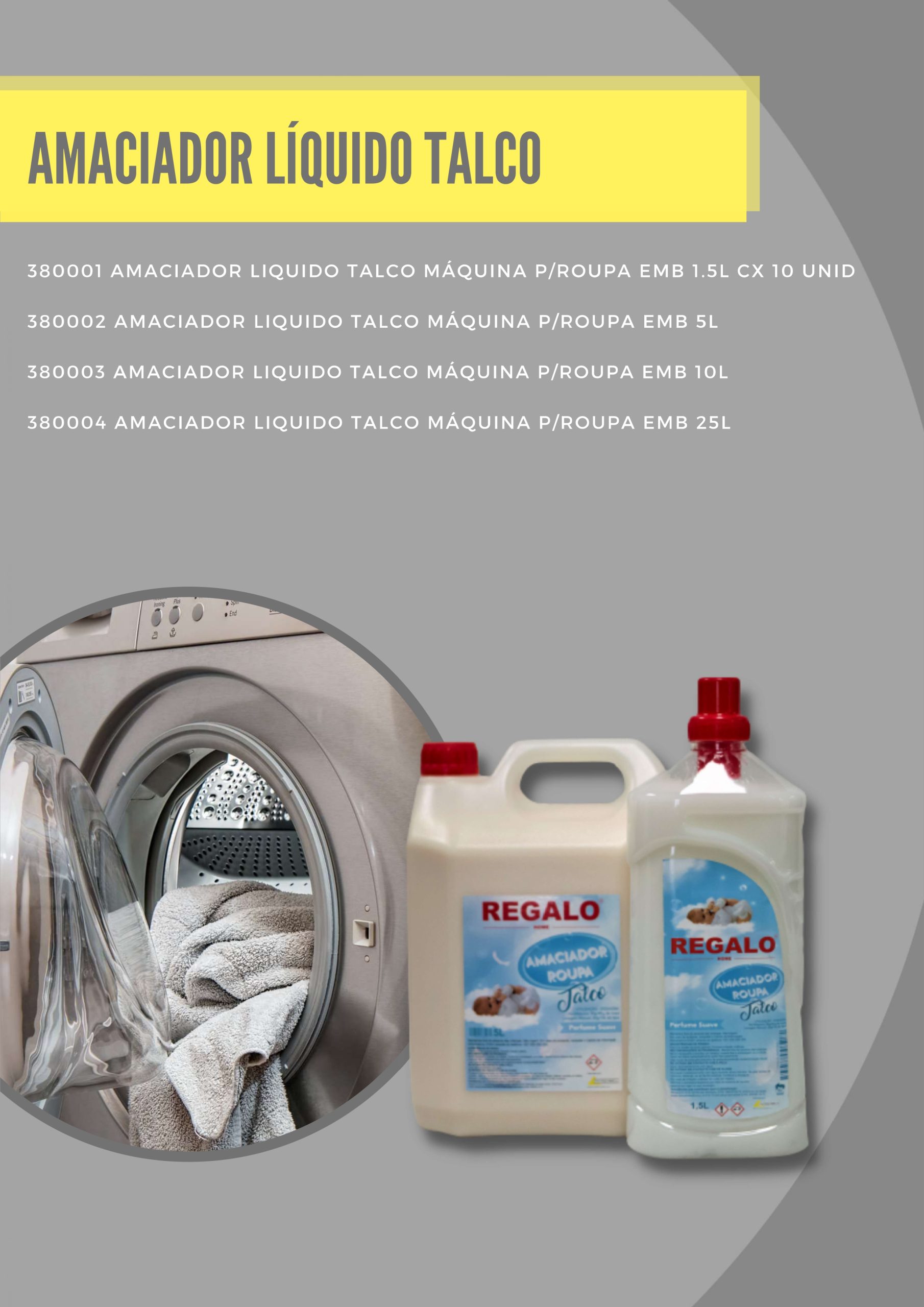 Amanciador Líquido Talco